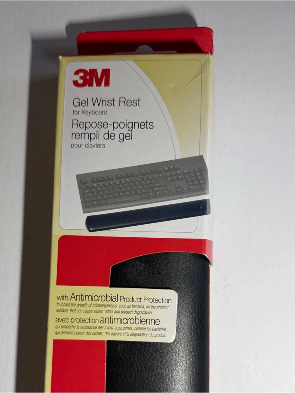 3M Black Gel Wrist Rest for Keyboard